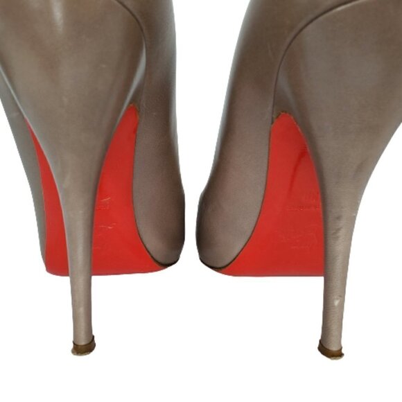 Christian Louboutin Feticha 120 Leather Pumps - Picture 4 of 6